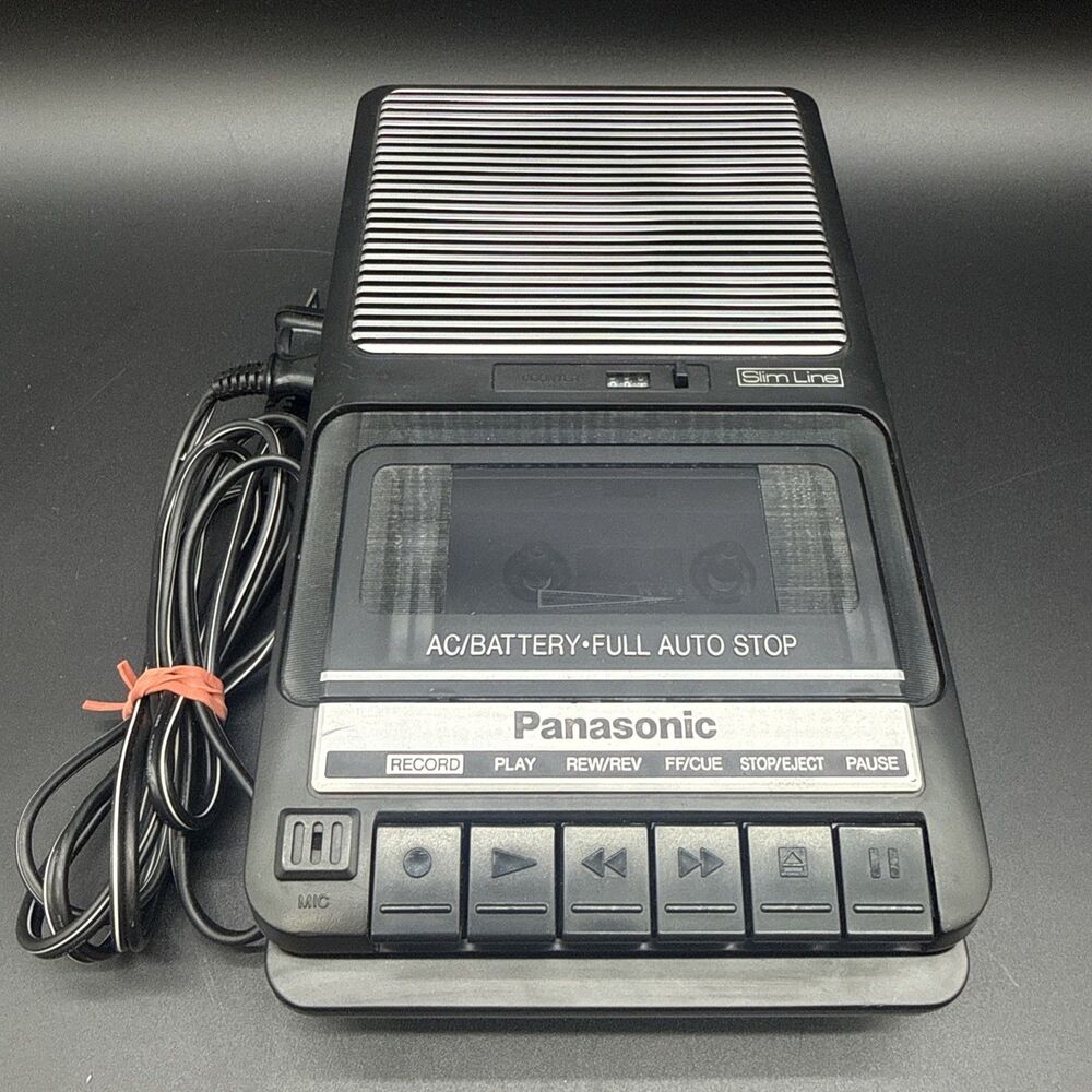 Panasonic RQ-2102 Slim Line Portable Cassette Player Recorder Tested & Works